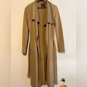 Windsor Long Duster Cardigan in Camel